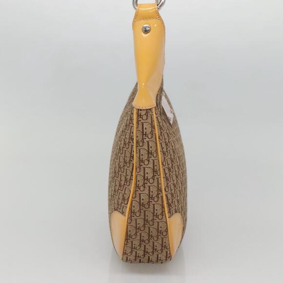 DIOR Trotter Canvas Shoulder Bag Beige Silver - Picture 4 of 13